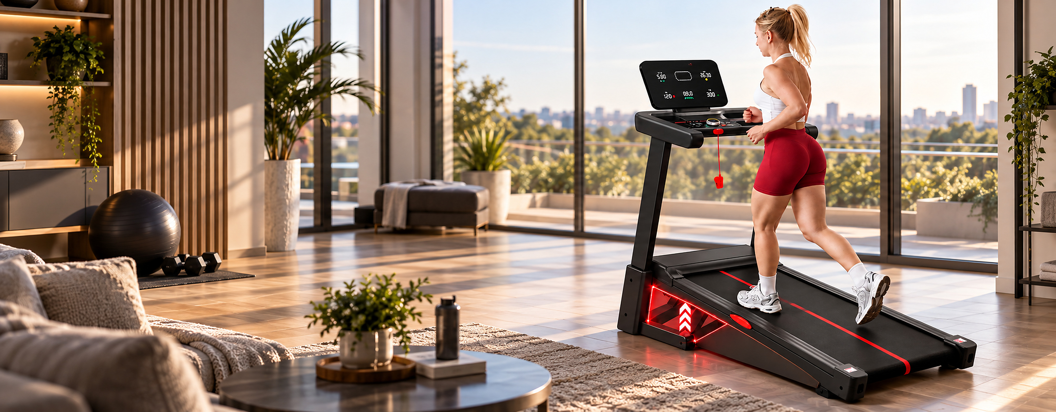 Kinetiq treadmill in a modern home